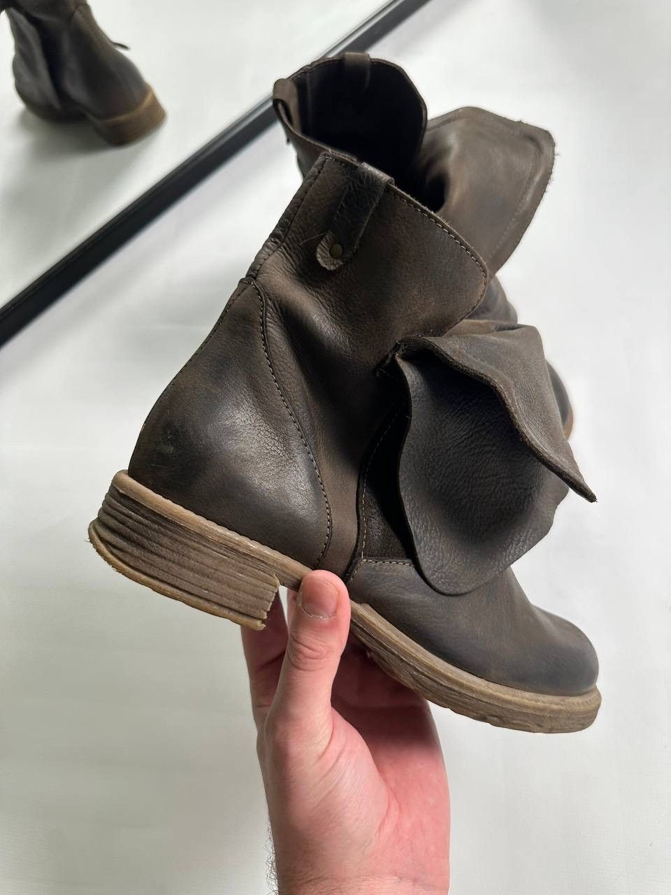 A.S.98 AS98 type Avant Garde Guidi Style Leather Boots Size US 7 / IT 37 - 4 Thumbnail