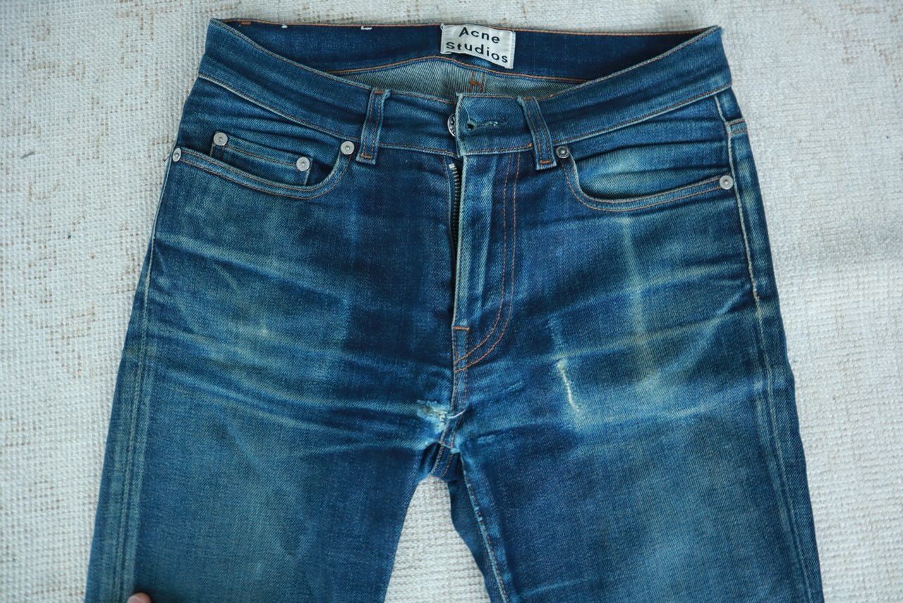 Acne Studios Beautifully Faded Raw Acne Studios Skinny Jeans Size US 28 / EU 44 - 3 Thumbnail