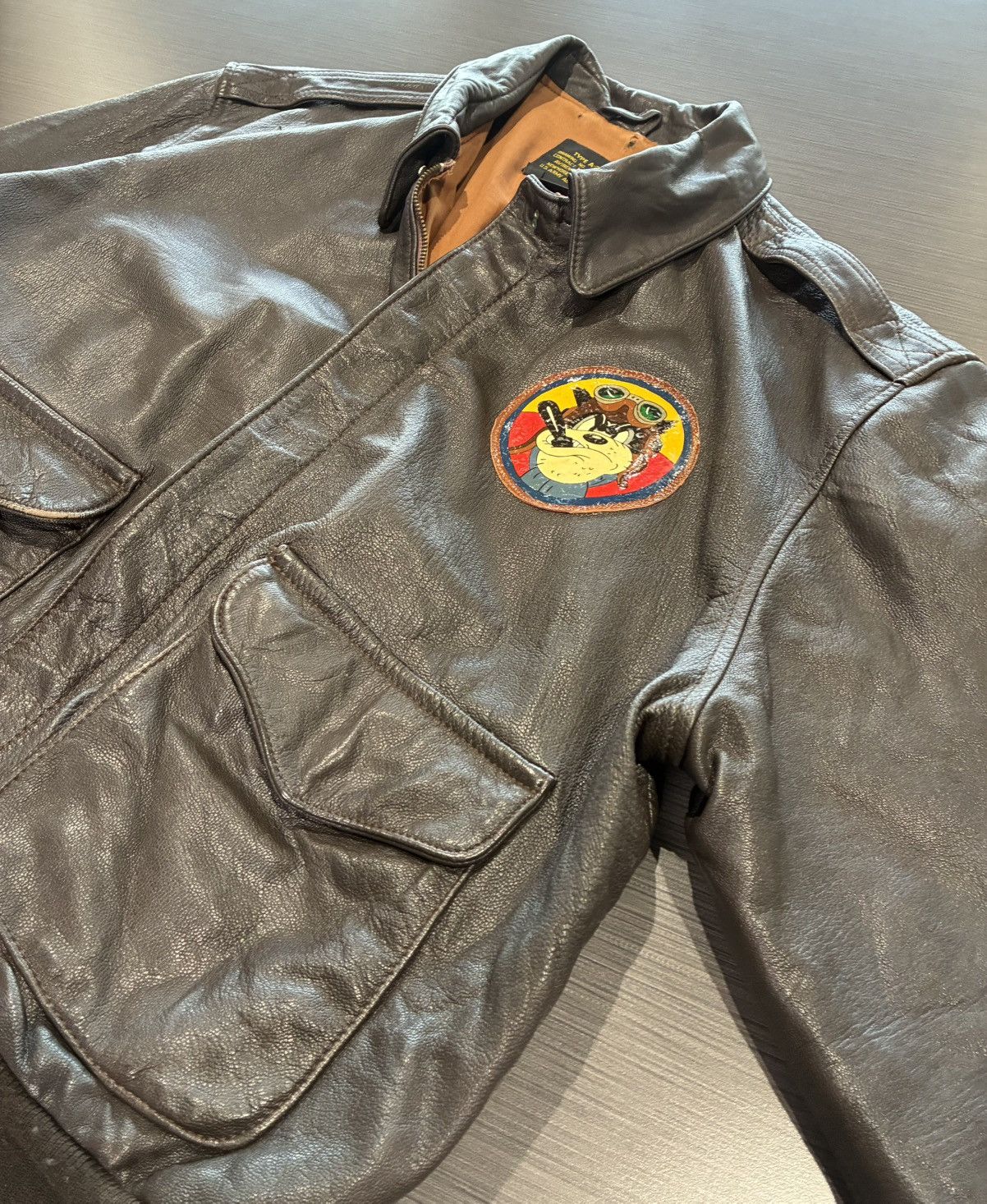 Other A-2 Flight Jacket 603rd Bomber Squadron Size US XL / EU 56 / 4 - 3 Thumbnail