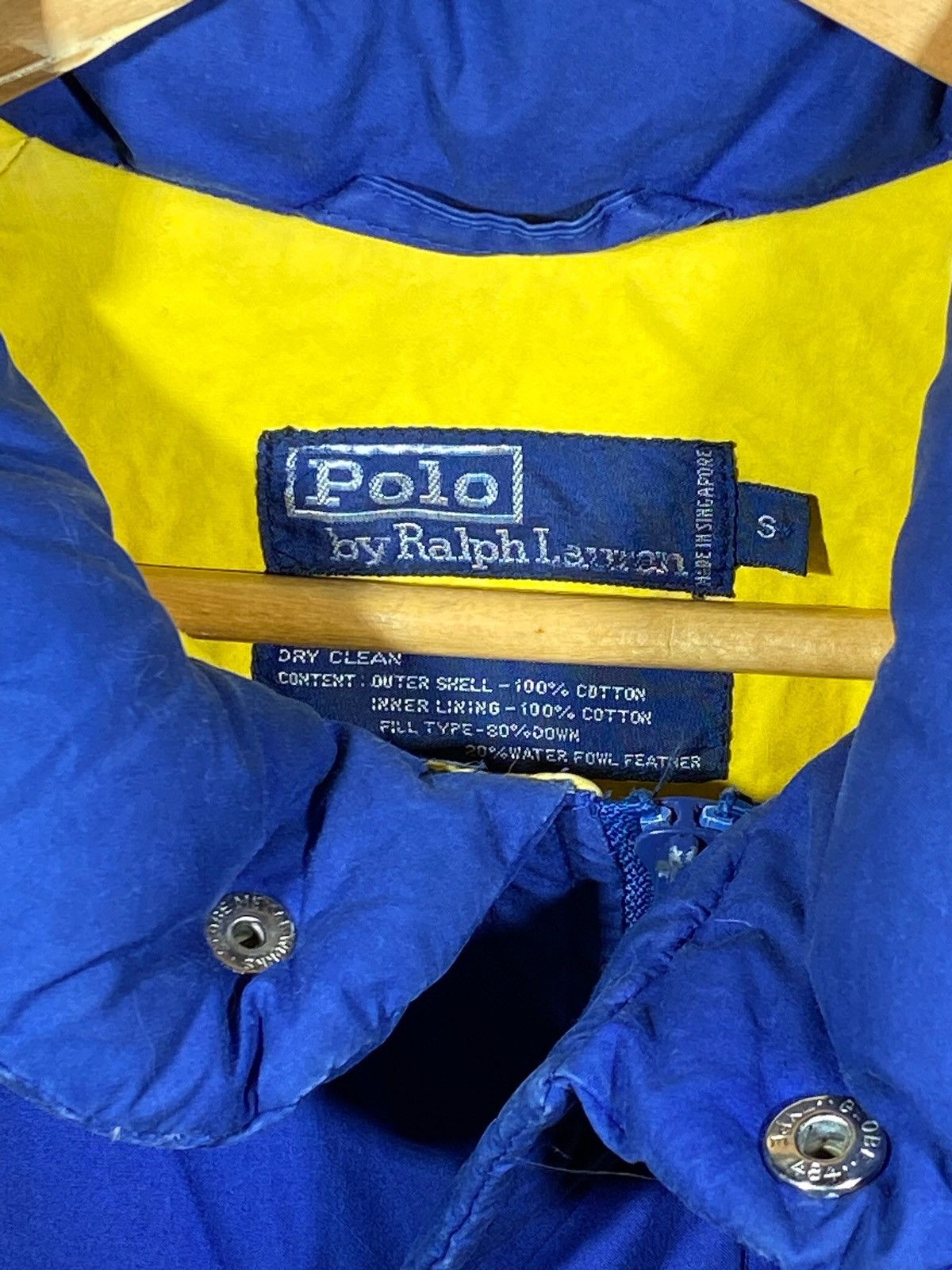 Polo Ralph Lauren × Vintage Puffer Jacket Polo Uni Crest Vintage 1988 Size US S / EU 44-46 / 1 - 6 Thumbnail