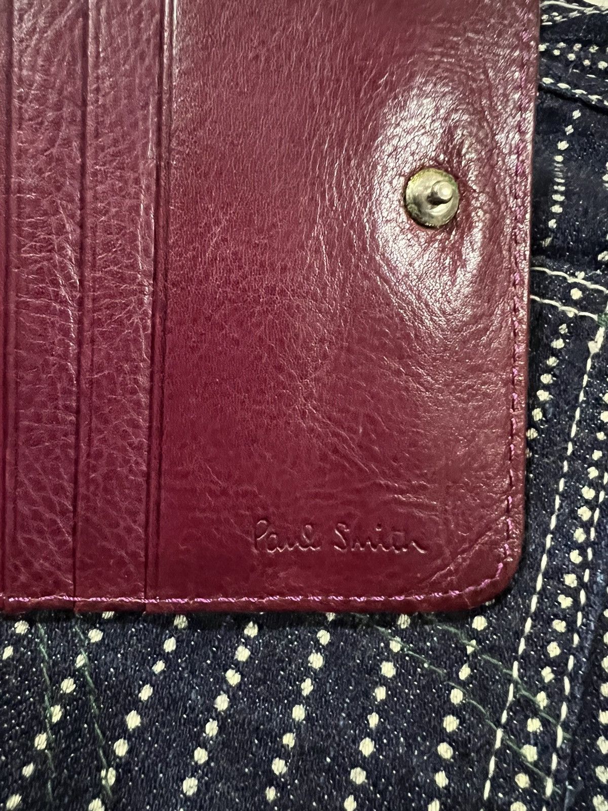 Genuine Leather × Paul Smith Paul Smith Rabbit Logo Hobo Violet Kiss Lock Leather Wallet Size ONE SIZE - 10 Thumbnail