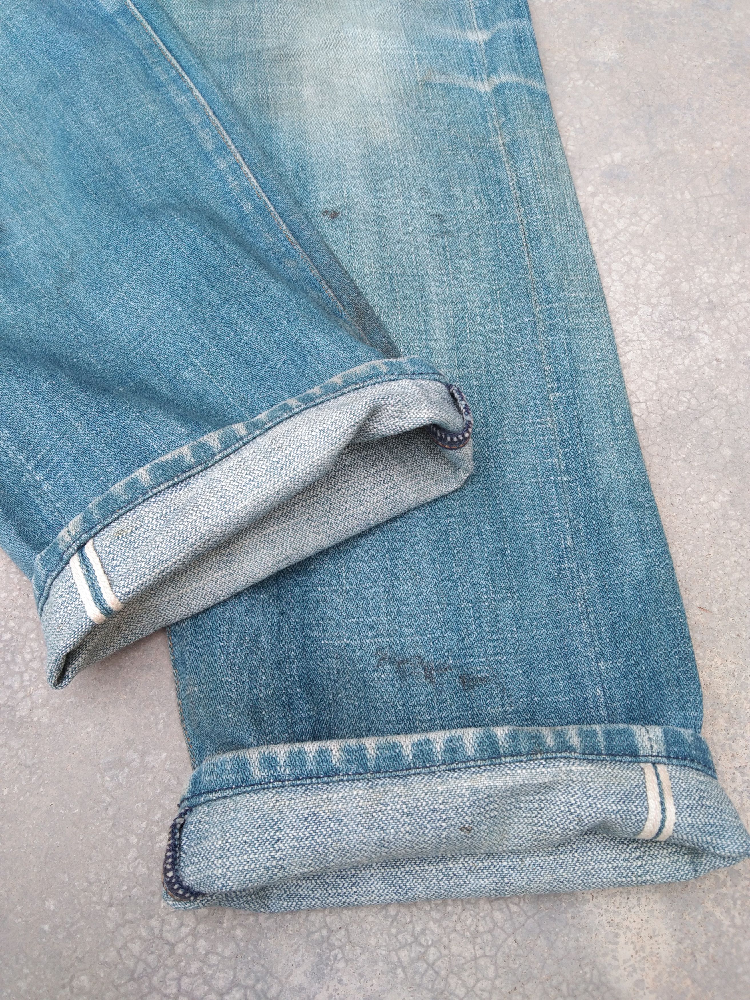 3x1 Vintage Japan 3 X 1 Selvedge Redline Distressed Jeans 30x30 Size US 30 / EU 46 - 4 Thumbnail