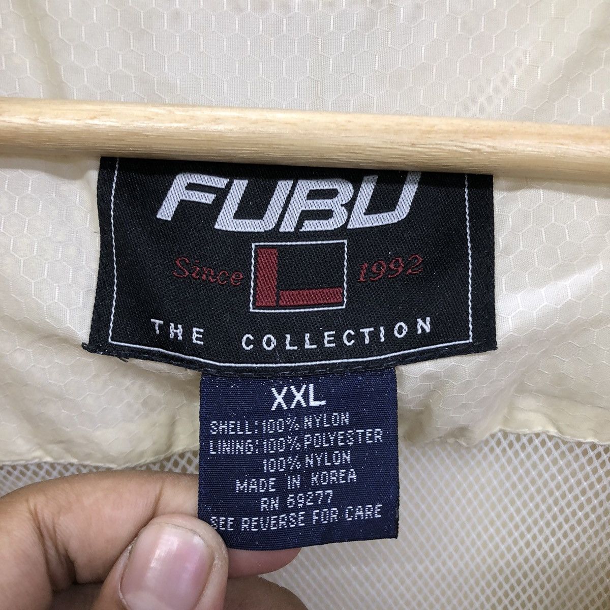 Fubu Vintage Fubu Hip Hop Spellout Embriodered Light Jacket Size US XXL / EU 58 / 5 - 10 Thumbnail