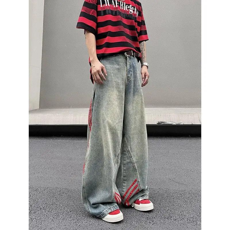 Japanese Brand × Jean Retro loose straight leg casual jeans Size US 32 / EU 48 - 4 Thumbnail