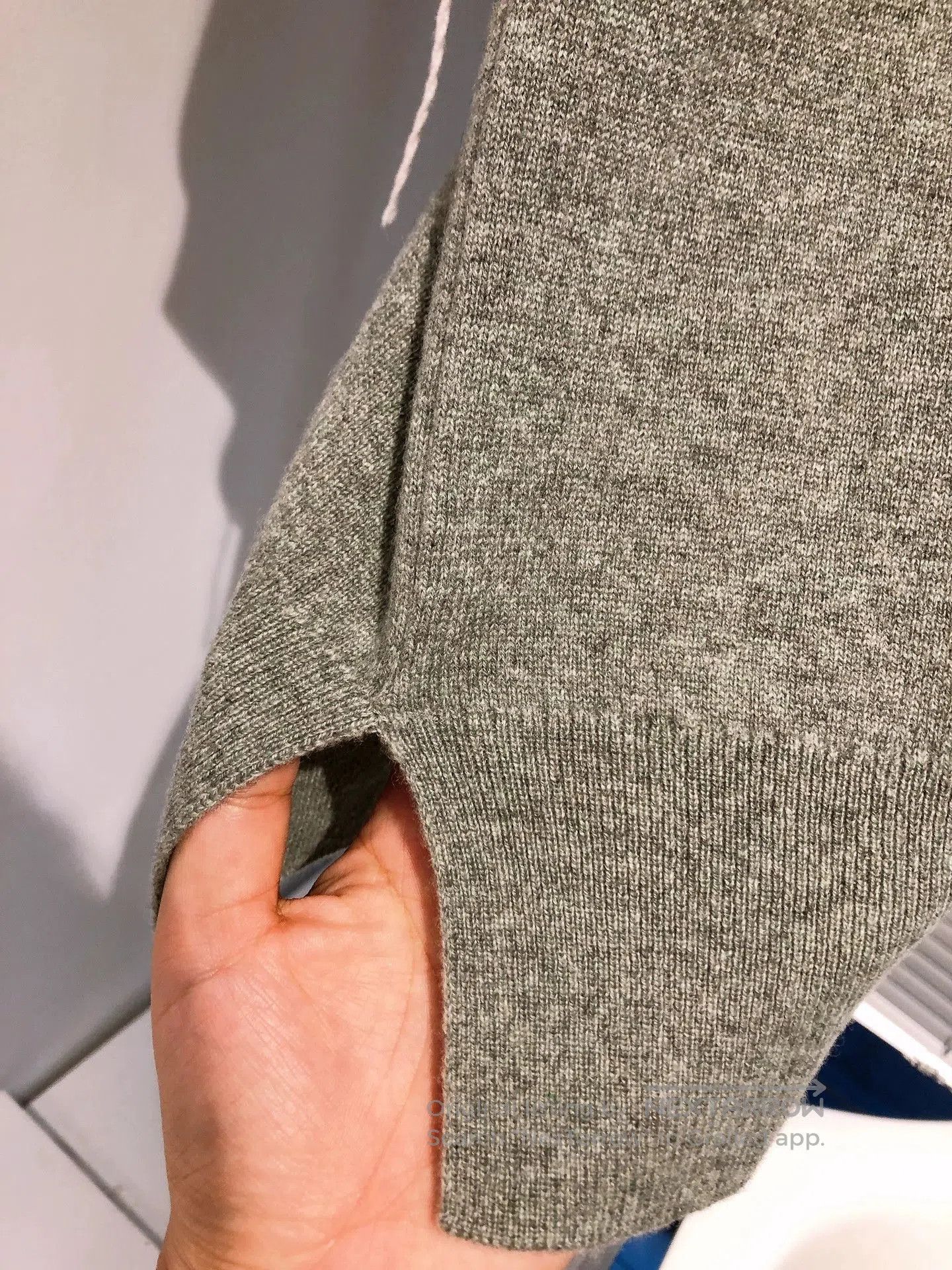 Hermes Hermes Gray Cashmere Short-Sleeve Sweater. Size US S / EU 44-46 / 1 - 3 Thumbnail