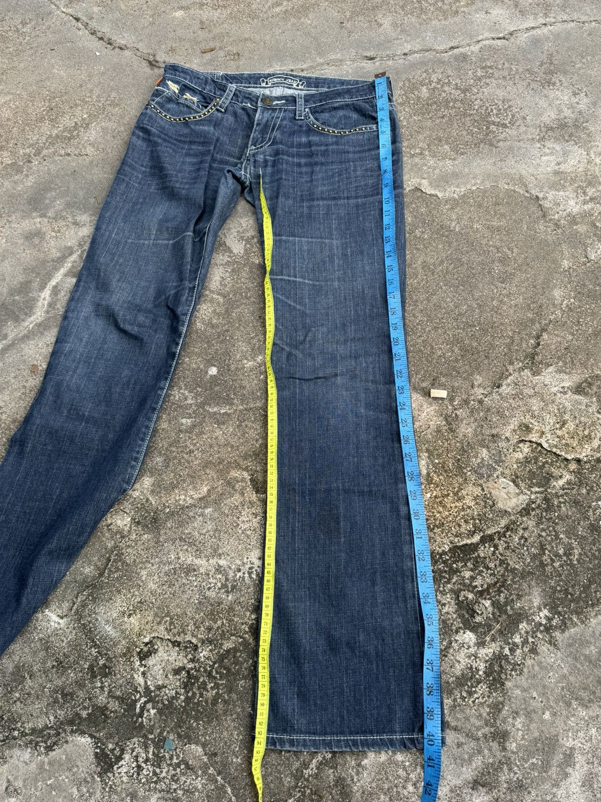 Robins Jeans Gold Wings Robins Jeans Denim Studded styled Size US 29 - 8 Thumbnail