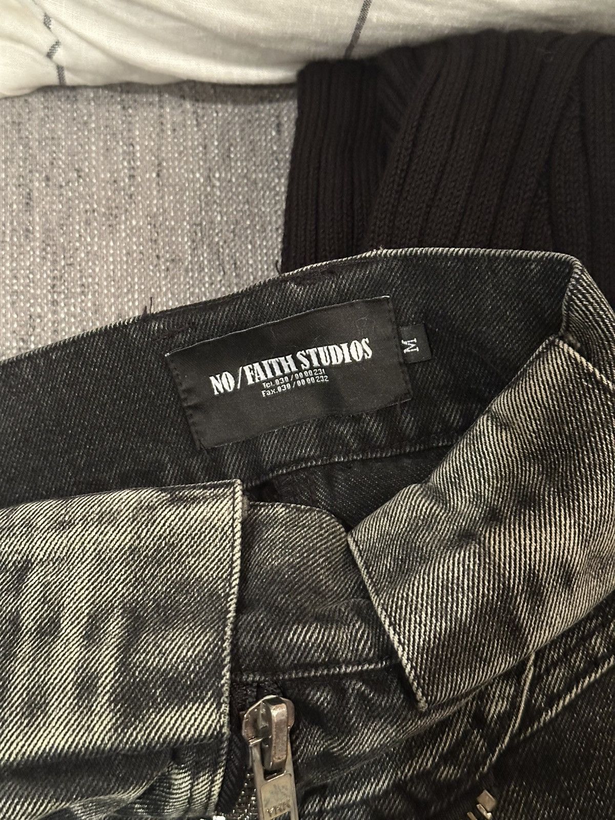 【NO/FAITH STUDIOS】GREEN BLACK USED CARGO NO/FAITH STUDIOS】Green Black Used Cargo