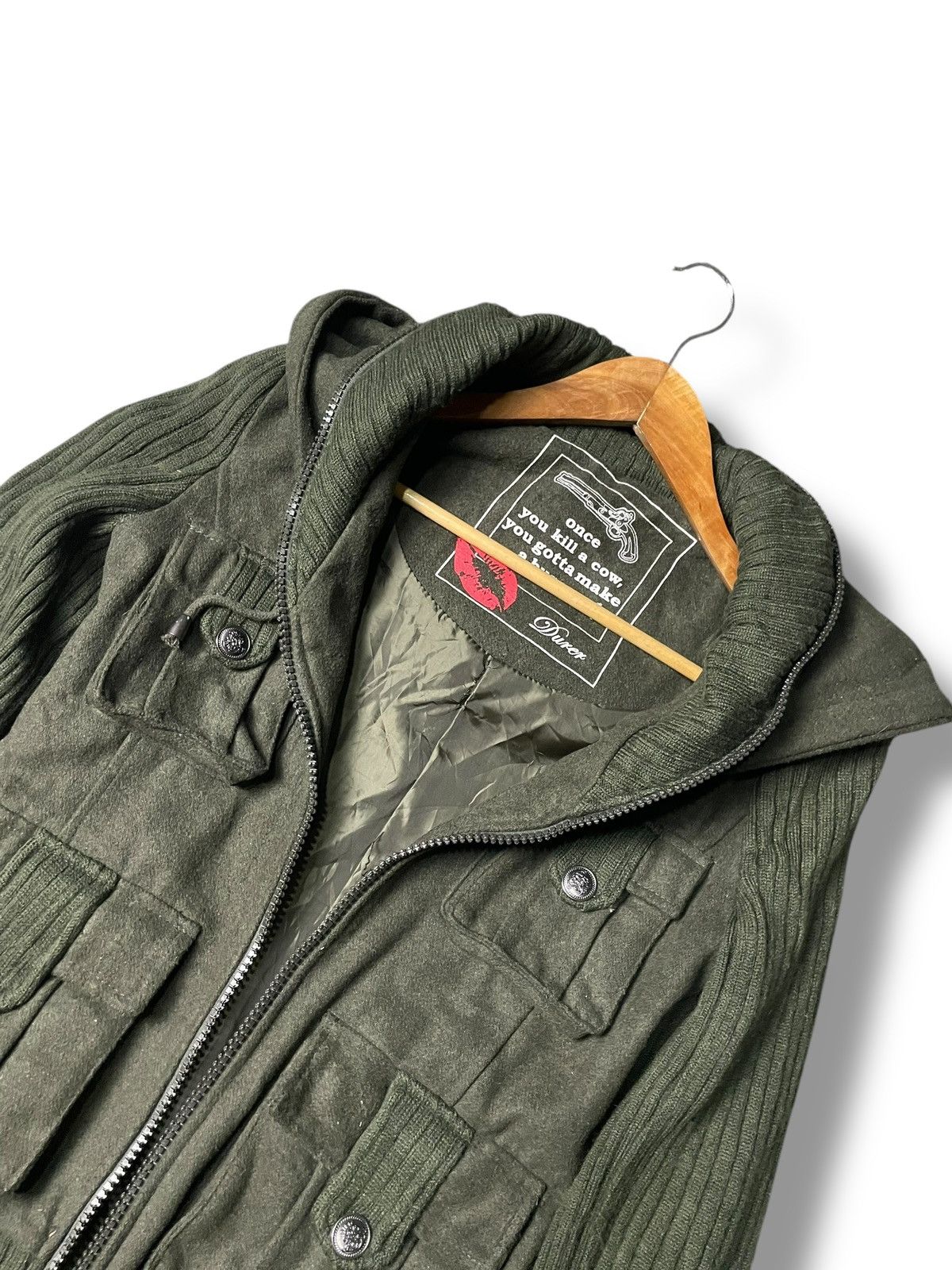Japanese Brand × Vintage Vintage DURER Utility Pocket Zipper Jacket (102) Size US XXS / EU 40 - 5 Thumbnail