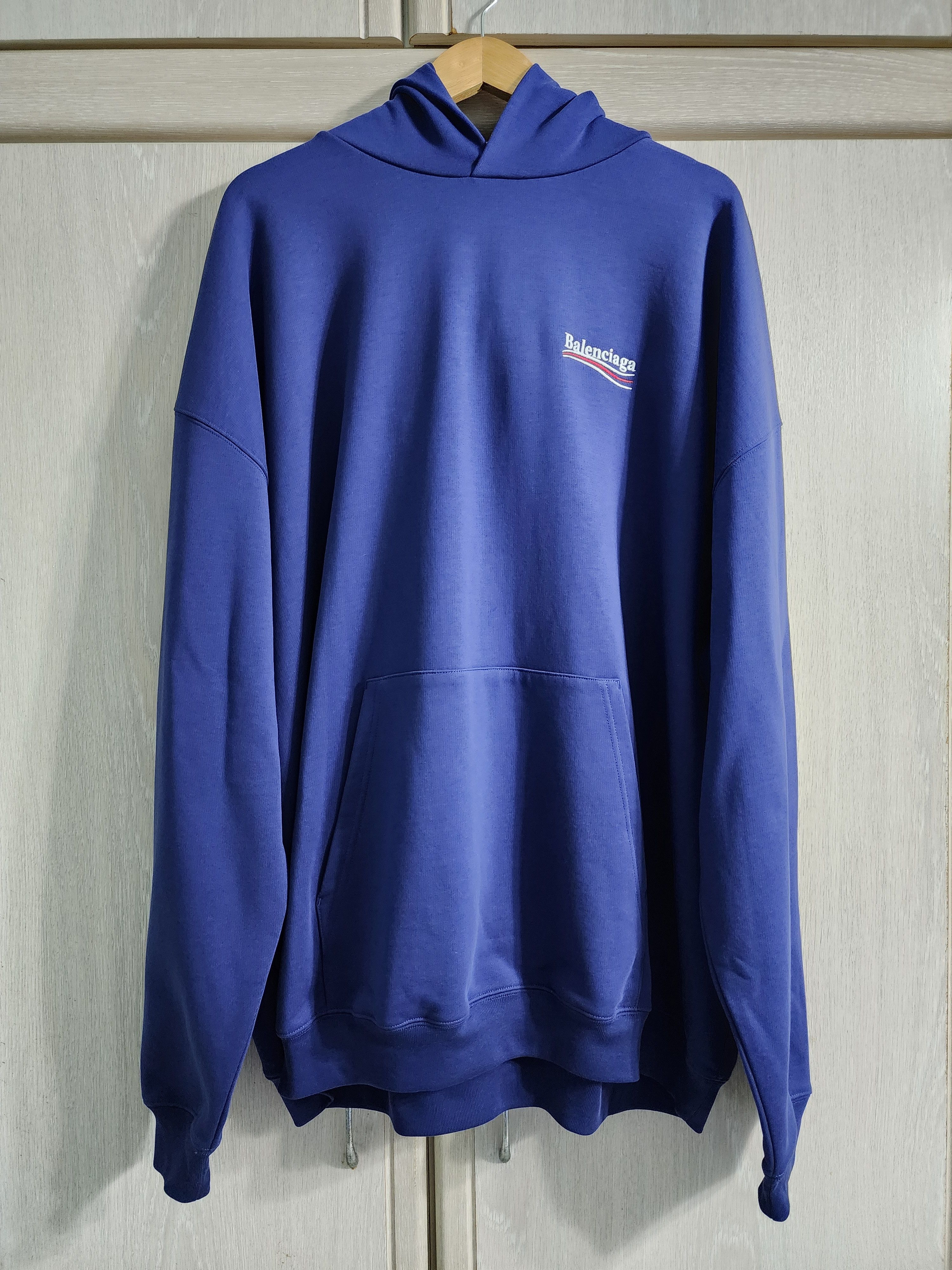 Balenciaga Political Campaign Embroidered Hoodie Size US S / EU 44-46 / 1 - 2 Thumbnail