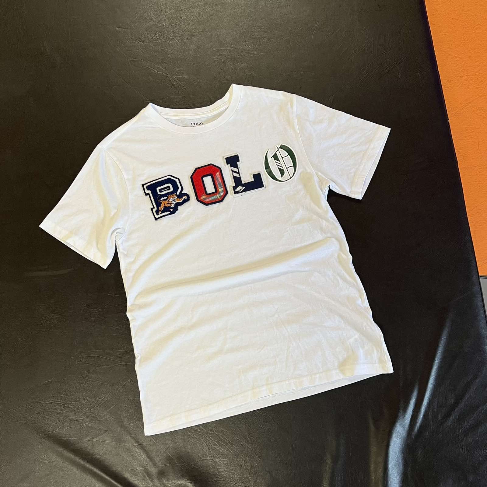 Polo Ralph Lauren Vintage Polo Ralph Lauren Big logo Tee Sz S Size US S / EU 44-46 / 1 - 1 Thumbnail