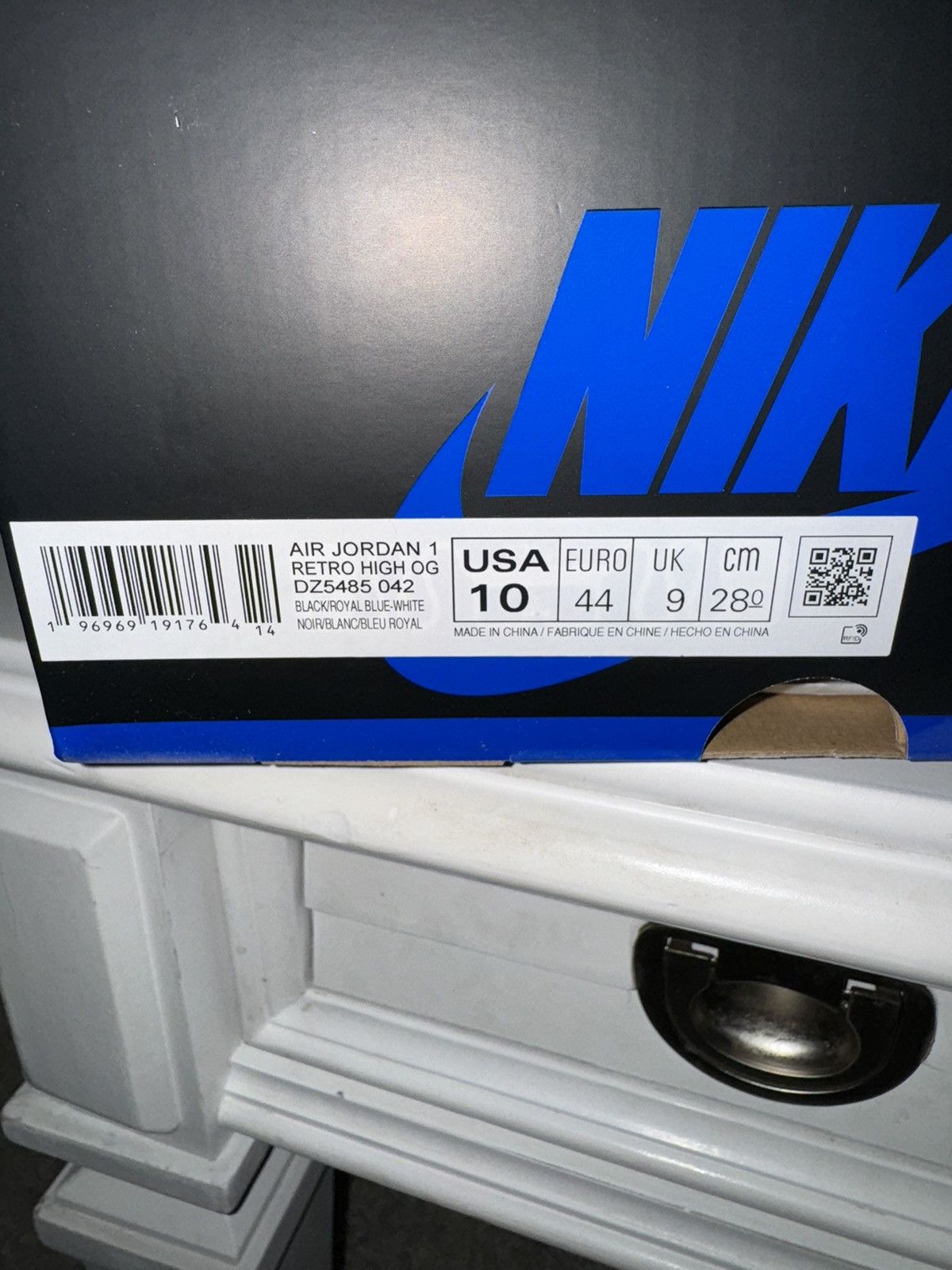 Jordan Brand Jordan 1 High Royal Reimagined Size US 10 / EU 43 - 6 Thumbnail