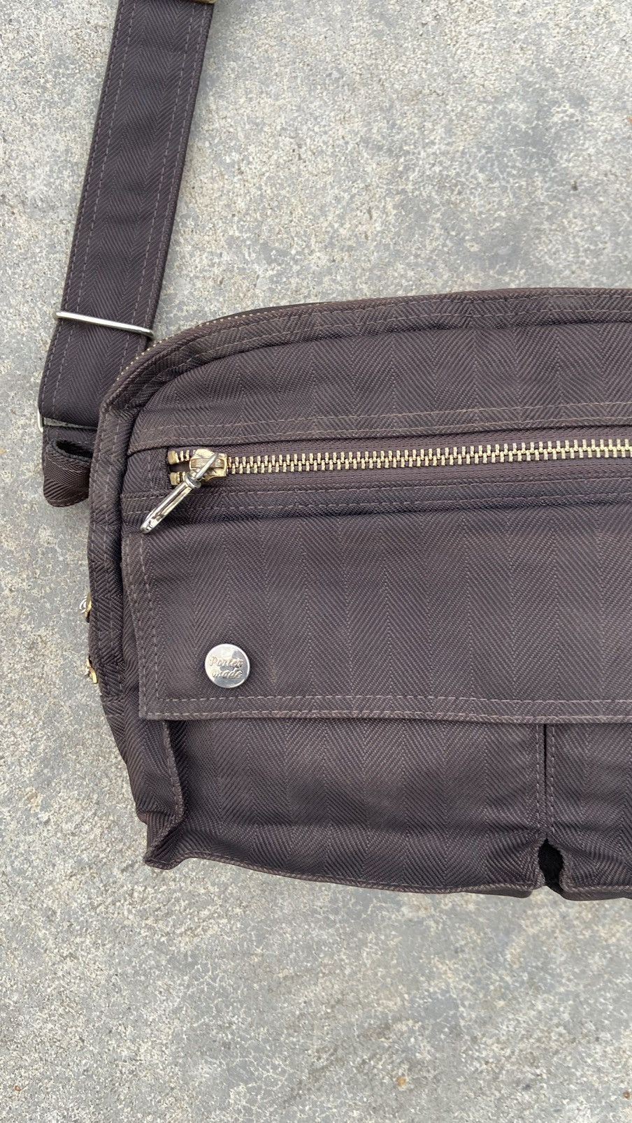 Porter 🟤🇯🇵Rare Brown Porter Shoulder bag Sling bag🟤 Size ONE SIZE - 8 Thumbnail