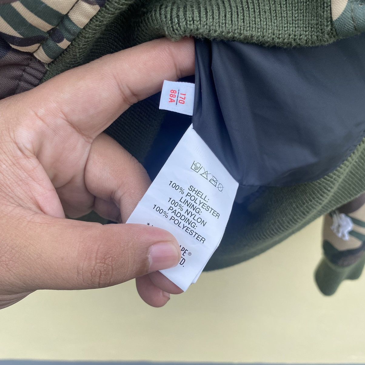 Aape × Bape Aape Quilted Zip Jacket Size US S / EU 44-46 / 1 - 12 Thumbnail