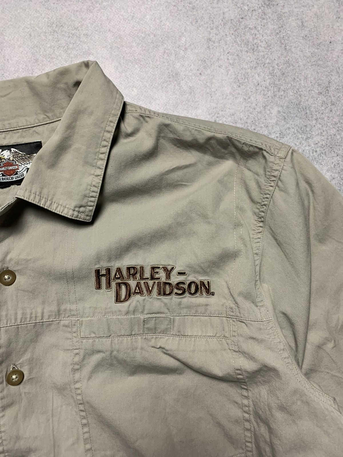 Harley Davidson Vintage Y2K Harley Davidson Racing Motorcycle Shirt Size US XL / EU 56 / 4 - 5 Thumbnail