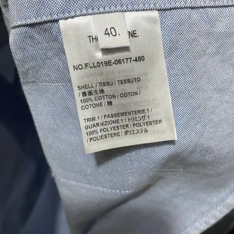 Thom Browne Thom Browne Light Blue Cotton Women's Shirt . Size M / US 6-8 / IT 42-44 - 6 Thumbnail