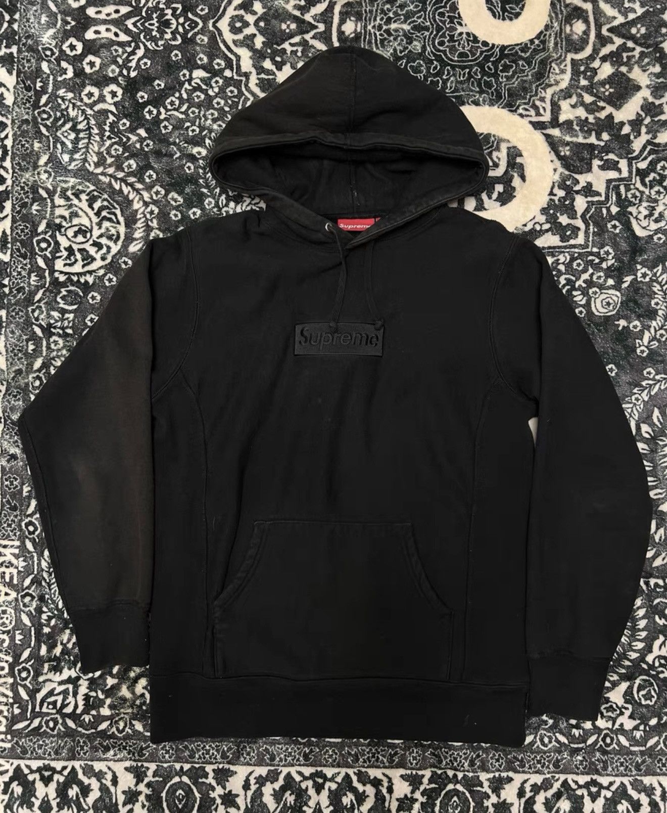 Supreme Supreme Tonal Box Logo Hoodie FW14 | Grailed