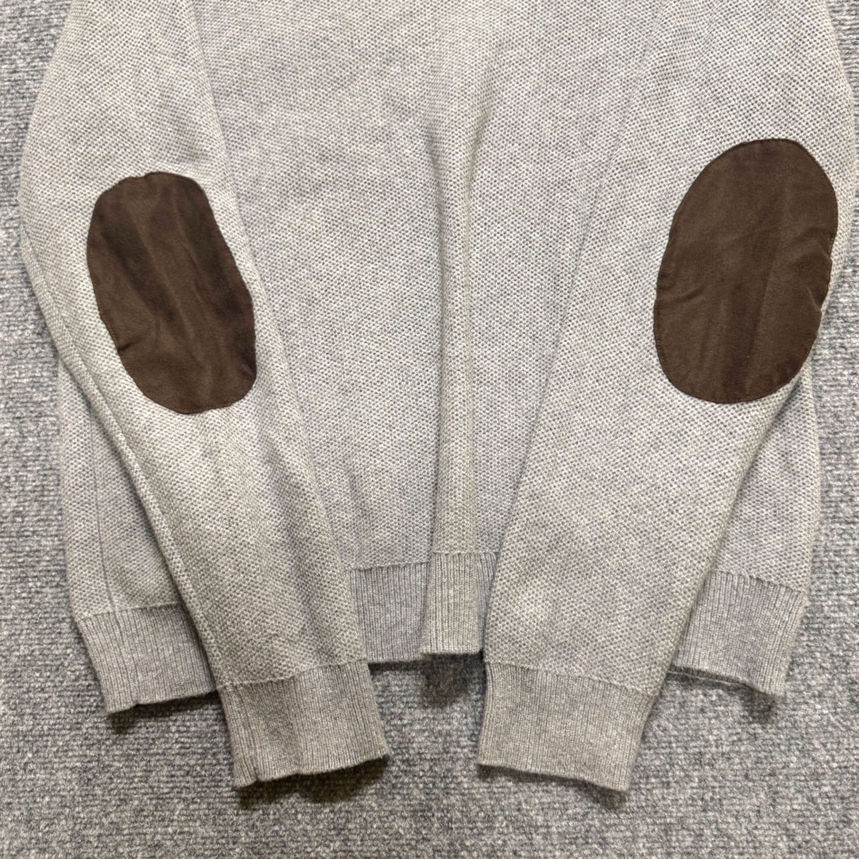Chaps Chaps Pullover Sweatshirt Men's 2XL Gray Quarter Zip Elbow Pads Cotton Casual Big & Tall Sweatshirt Men Gray 2XL Size US XXL / EU 58 / 5 - 7 Thumbnail