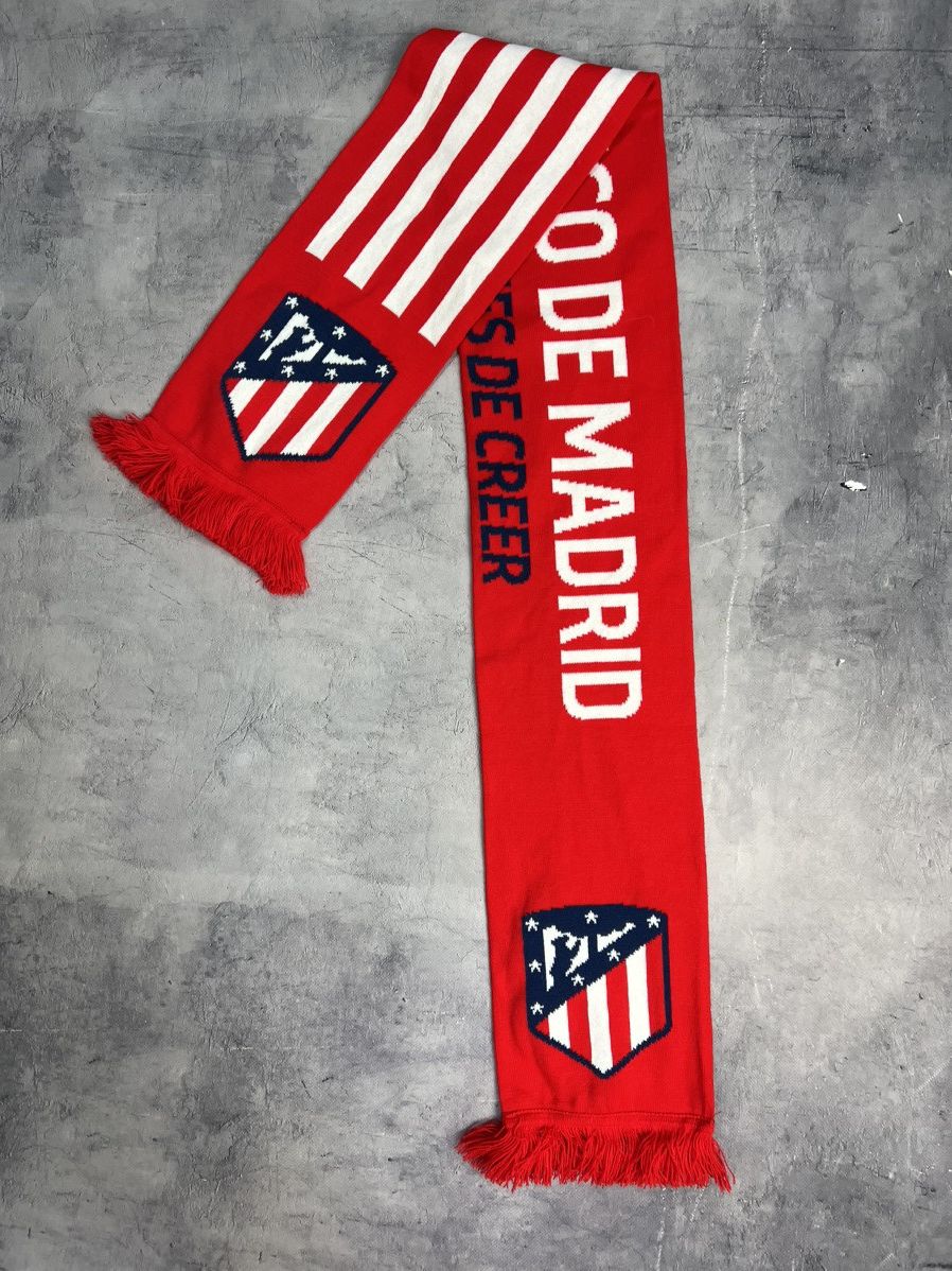 Vintage Vtg Atletico De Madrid Scarf Product Official Size ONE SIZE - 5 Thumbnail