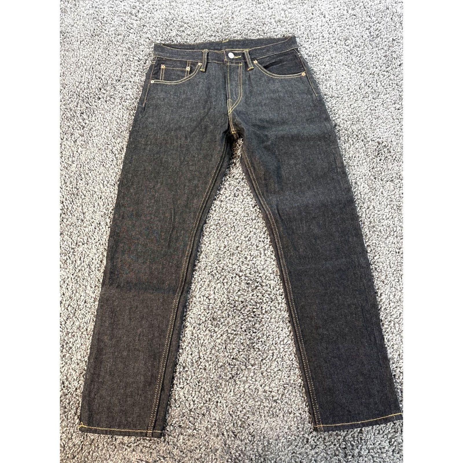 Vintage VINTAGE Embroidered Jeans Womens 30x29 High Rise Dark Wash All Over Y2K Jeans Straight Black Womens 30 Inseam 29 in High Rise Embroidered Jeans Size 30" / US 8 / IT 44 - 4 Thumbnail