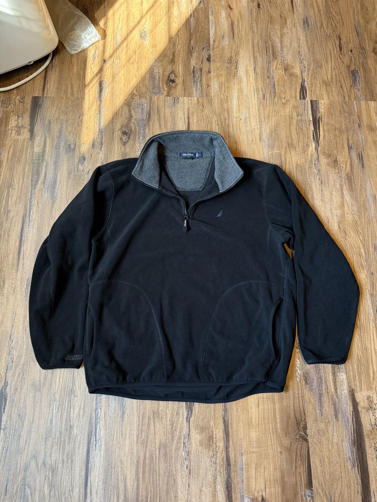 Nautica Vintage Black Nautica Pullover Size US L / EU 52-54 / 3 - 2 Thumbnail