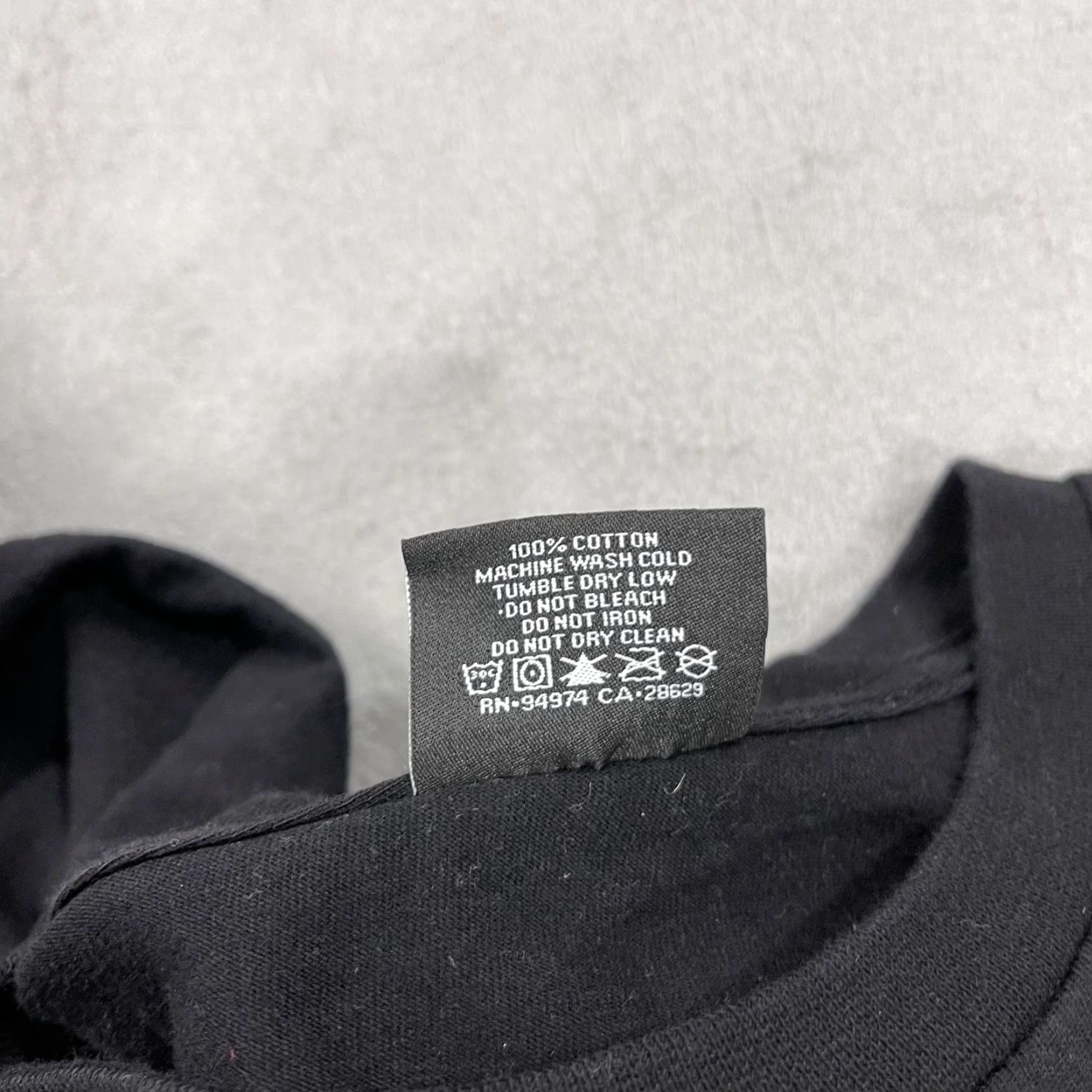 Vintage Stussy Shirt Mens S Black Cotton Graphic Tee Long Sleeve 100% Cotton Logo Crew Neck Vintage No Size US S / EU 44-46 / 1 - 4 Thumbnail