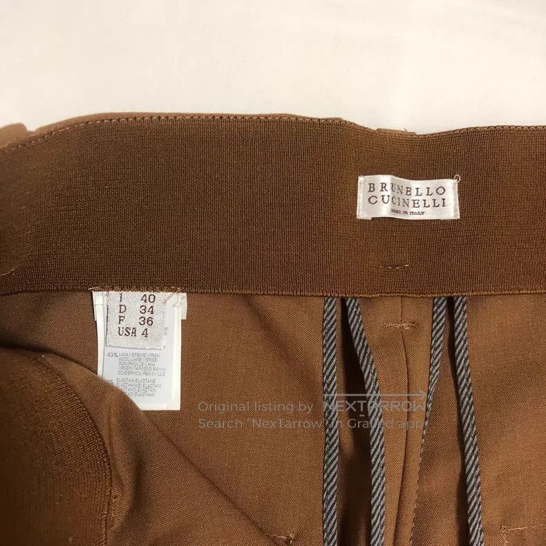 Brunello Cucinelli Brunello Cucinelli Suit Trousers Size 26" / US 2 / IT 38 - 3 Thumbnail