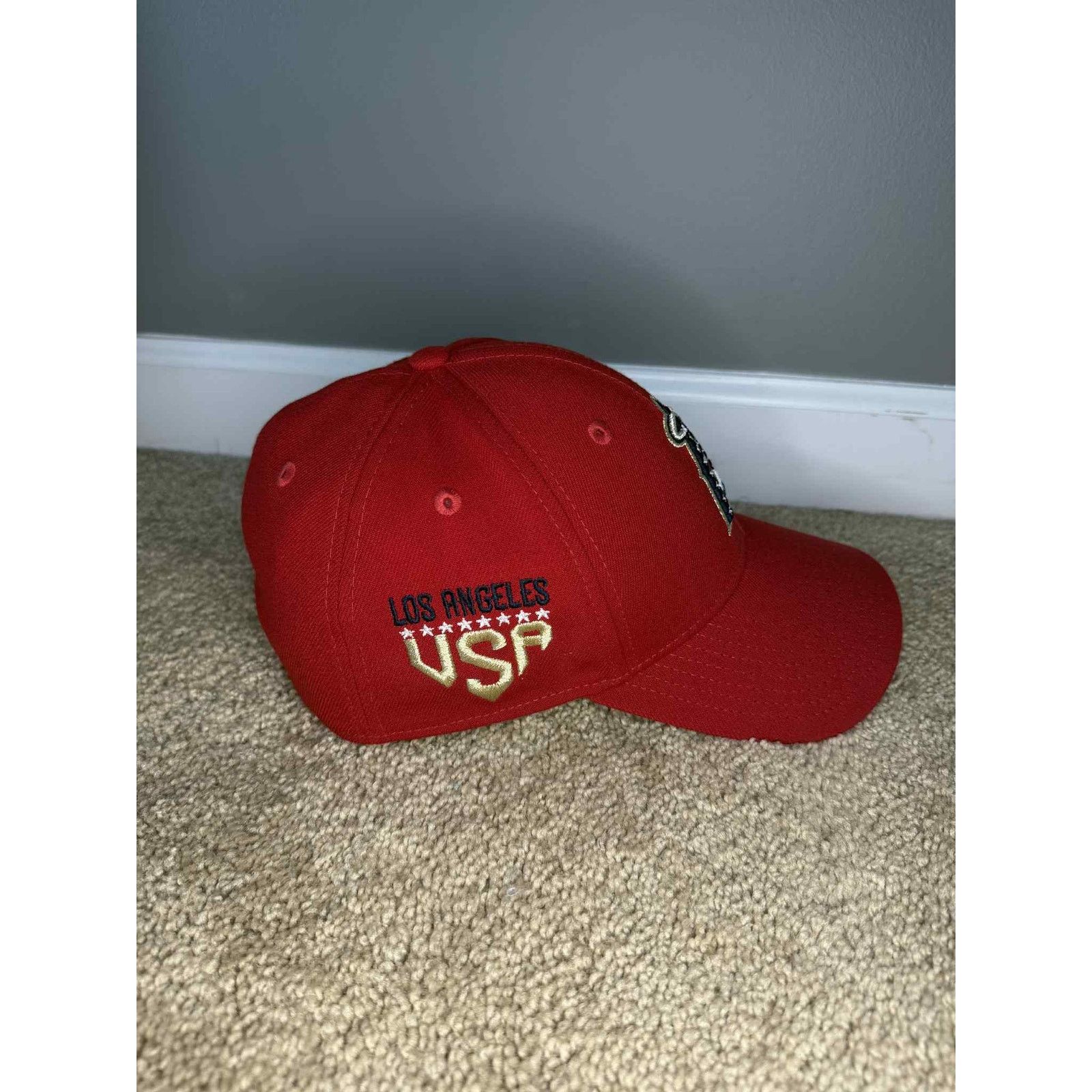 New Era New Erax39Thirty Angels Los Angeles USA Baseball Cap Red S/M Size ONE SIZE - 2 Thumbnail