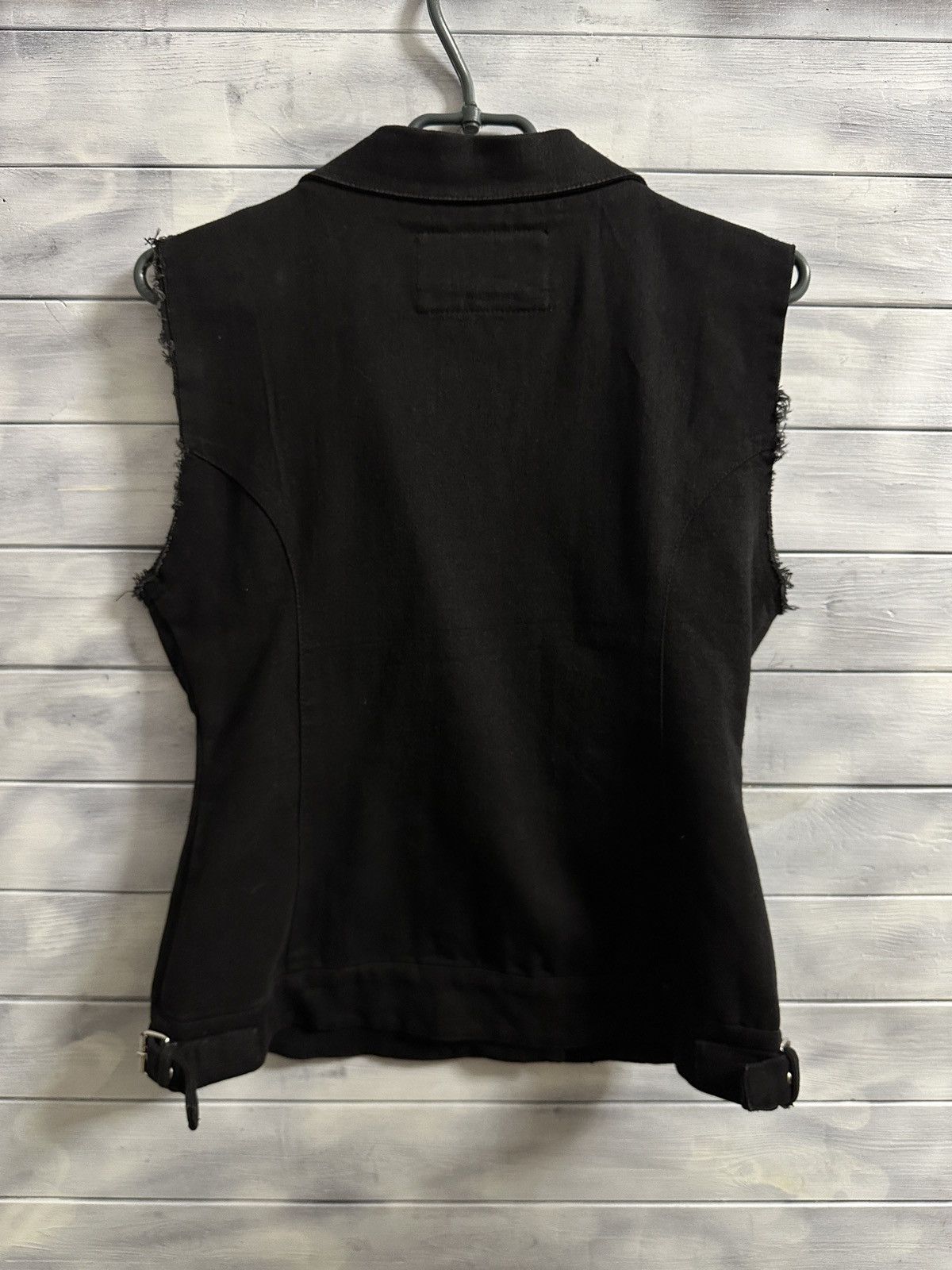 Designer × Japanese Brand Rare Denim Vest ViXXSin Avant-Garde Japan Style. Size L / US 10 / IT 46 - 7 Thumbnail