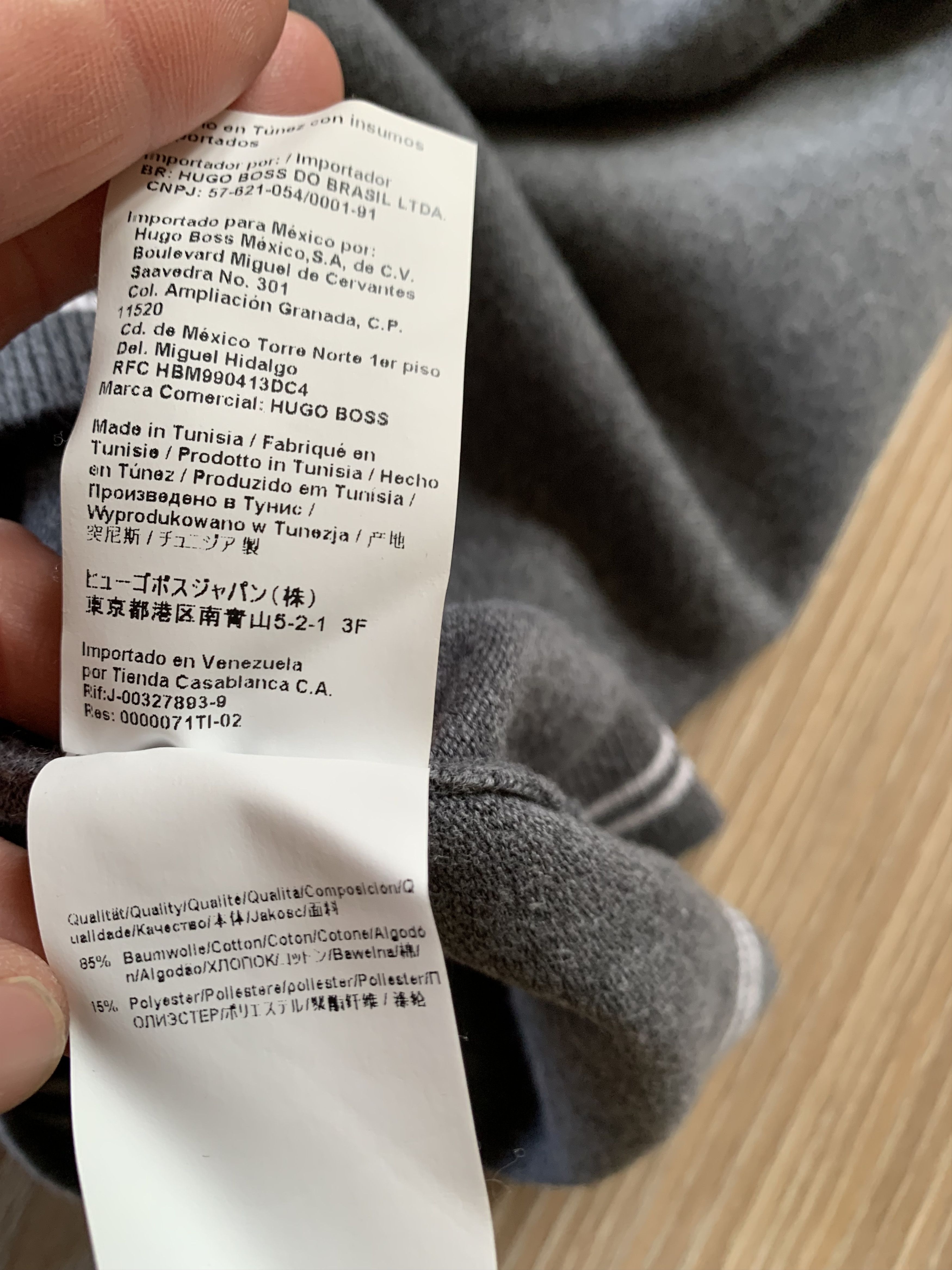 Hugo Boss Hugo Boss Quarter Zip Grey Sweater Size US M / EU 48-50 / 2 - 10 Thumbnail
