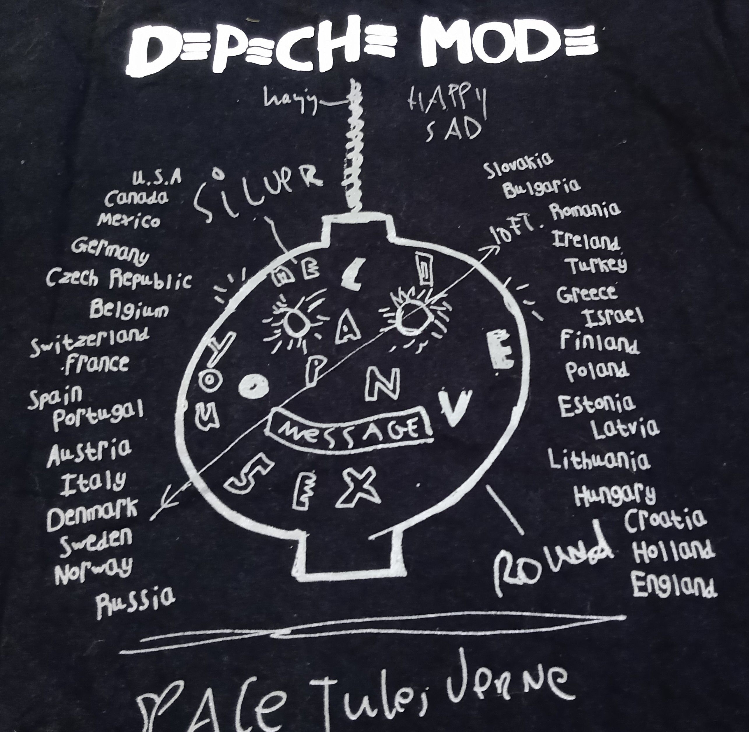 Band Tees Depeche Mode 2005–06 Touring the Angel Shirt Size M Rare Size US M / EU 48-50 / 2 - 6 Thumbnail
