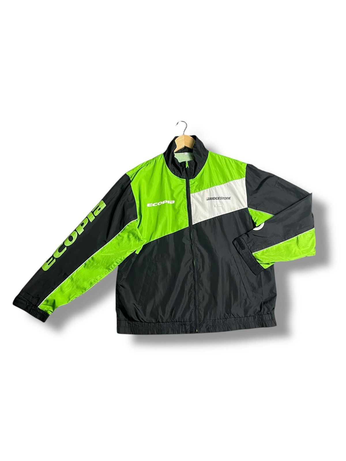 Japanese Brand × Sports Specialties × Vintage Bridgestone x Ecopia Men’s Windbreaker (25) Size US L / EU 52-54 / 3 - 1 Thumbnail