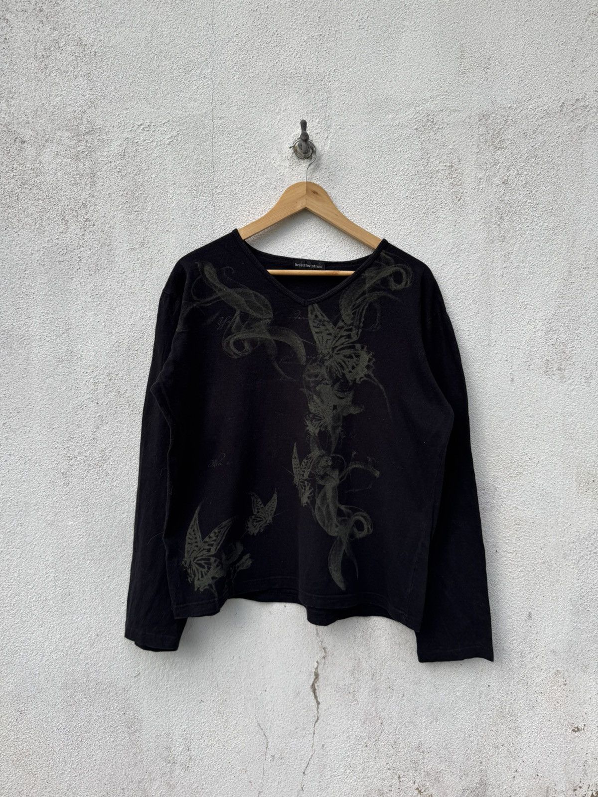 If Six Was Nine Japanese Wild Poems Long Sleeve Gothic Punk Styled Size US M / EU 48-50 / 2 - 1 Thumbnail