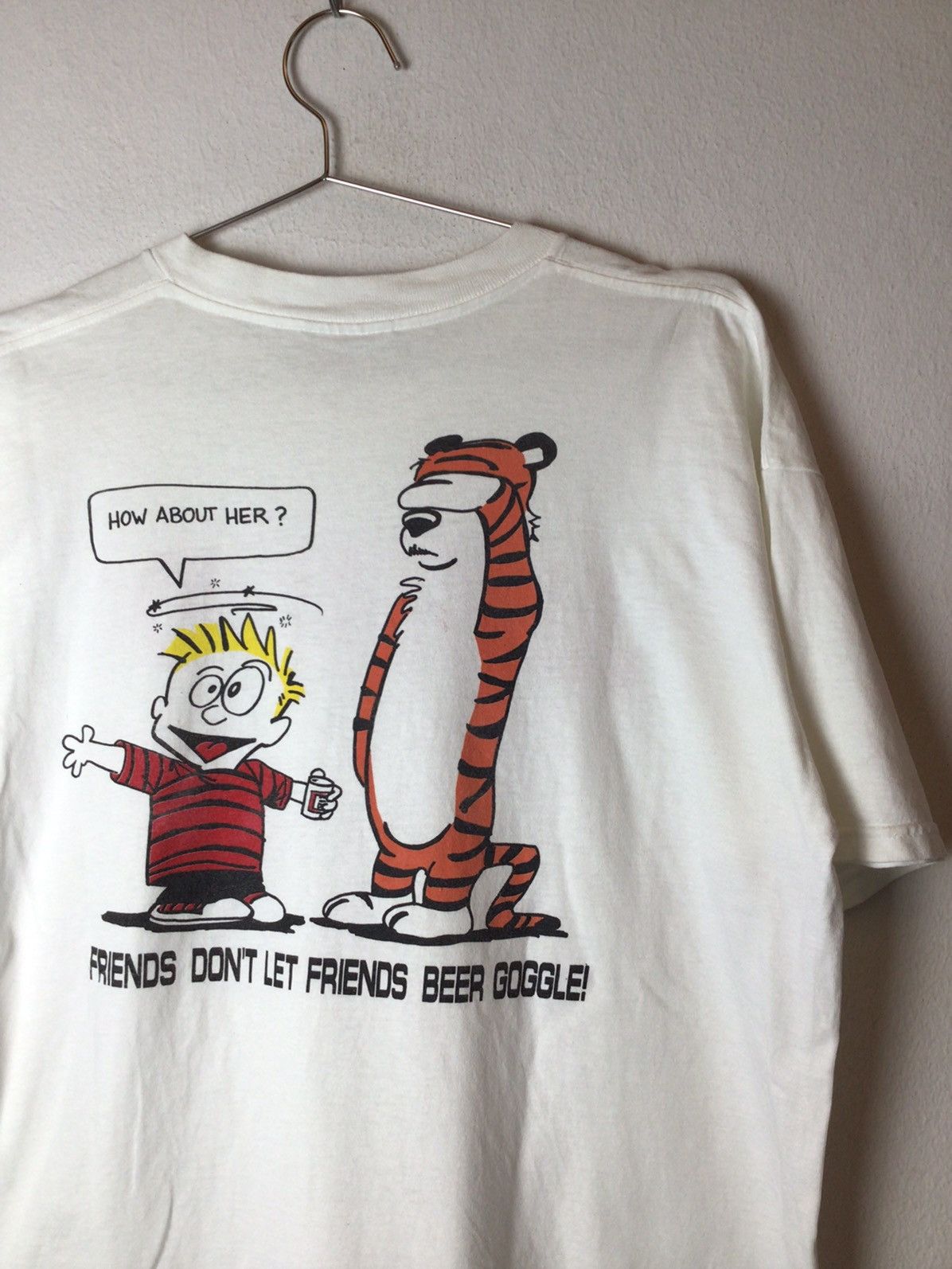 Cartoon Network × Rap Tees Calvin And Hobbes 90's Size US XL / EU 56 / 4 - 1 Thumbnail