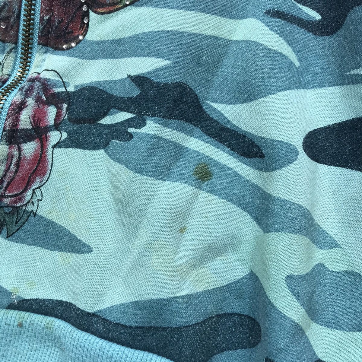 Vintage Y2K Camo Hoodie Jacket All Over Print Avant Garde Normcore M Size M / US 6-8 / IT 42-44 - 6 Thumbnail