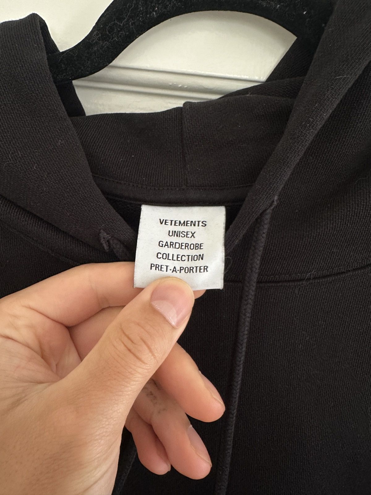 Vetements Vetements Black/Black Hoodie Size US XL / EU 56 / 4 - 7 Thumbnail