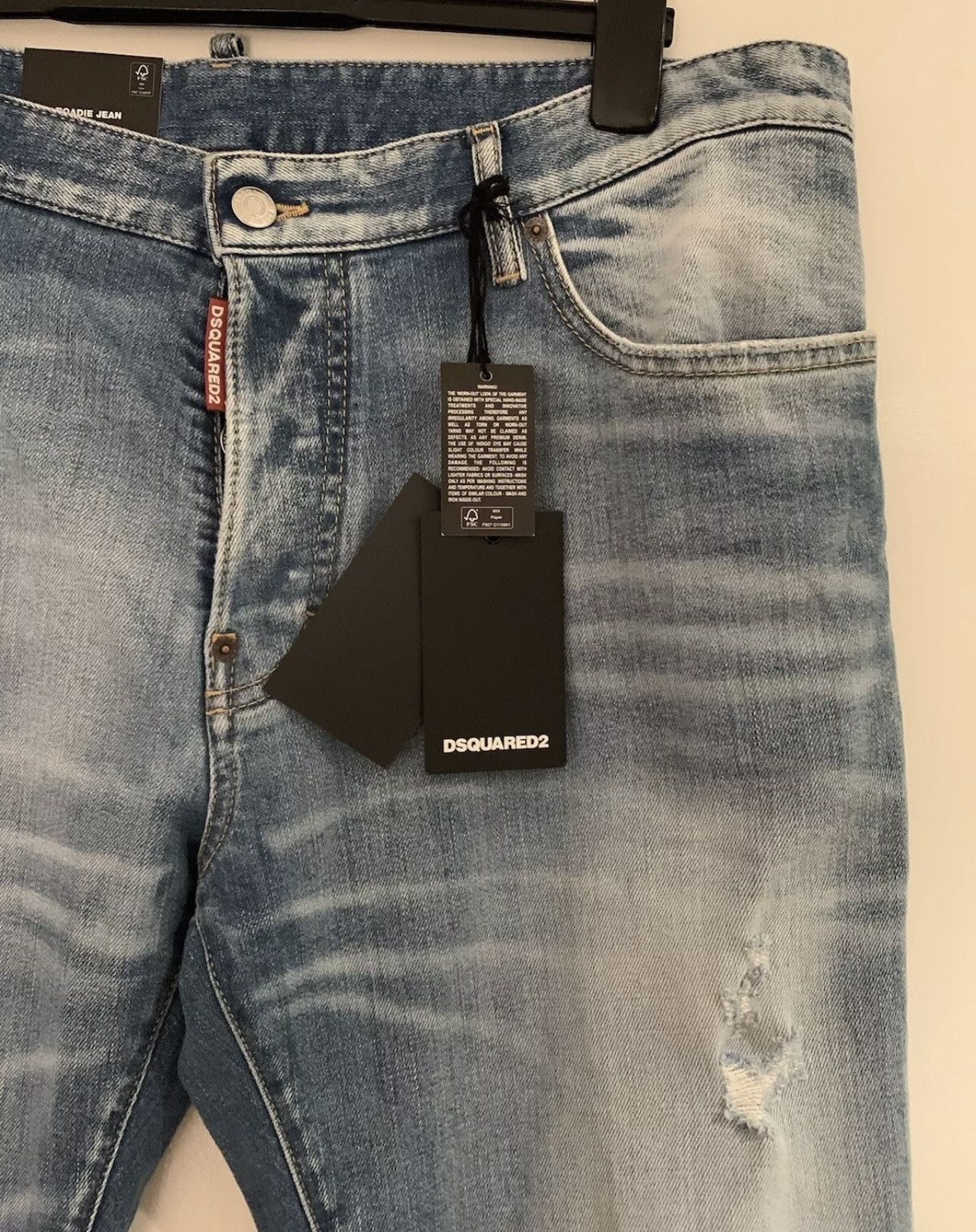 Dsquared2 Dsquared2 DSQUARED2 ROADIE JEANS BLUE SIZE 50 Waist 38 Inch Size US 34 / EU 50 - 5 Thumbnail