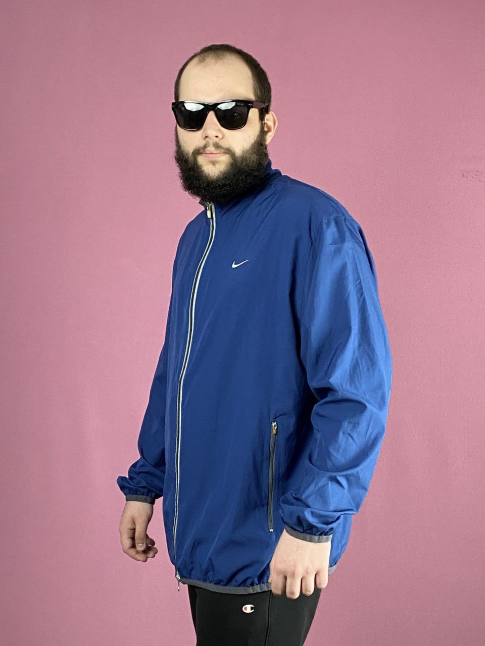 Nike × Vintage Nike Vintage Men's Light Windbreaker Jacket - XL Size US XL / EU 56 / 4 - 1 Thumbnail