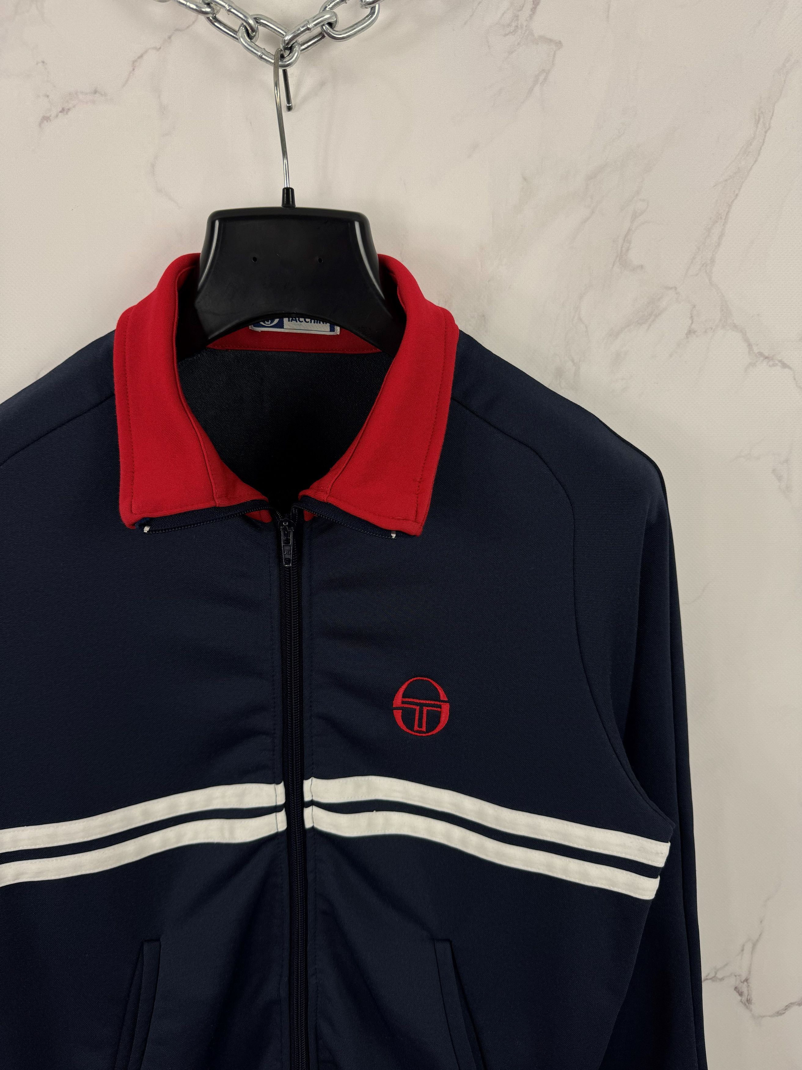 Sergio Tacchini Vintage Sergio Tacchini Track Jacket Classic Retro Zip Up M Size US M / EU 48-50 / 2 - 7 Thumbnail