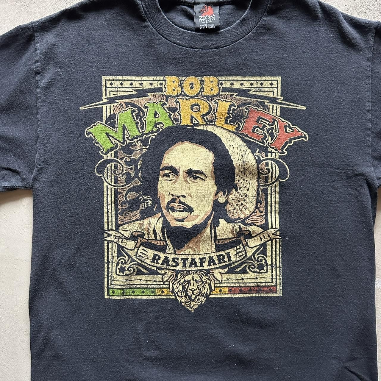 Vintage vintage y2k bob marley rastafari boxy tshirt Size US L / EU 52-54 / 3 - 2 Thumbnail