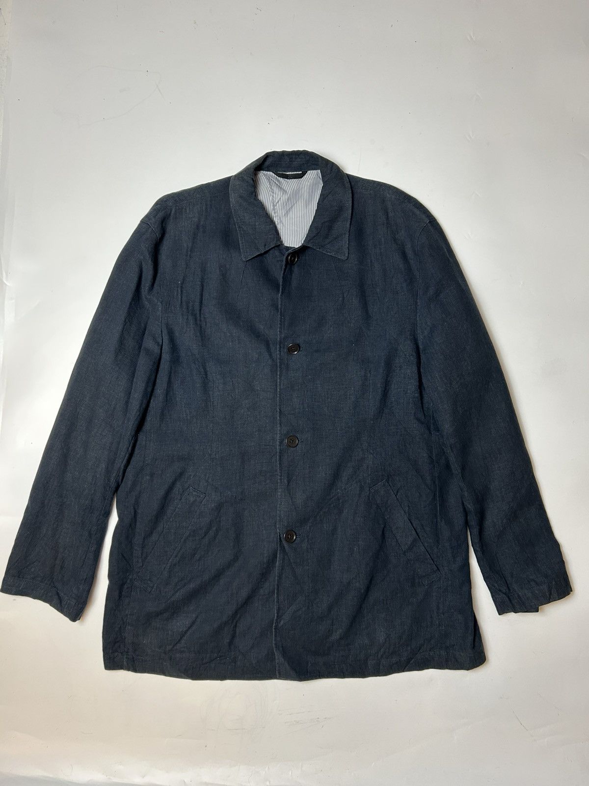 Designer × Japanese Brand × Kansai Yamamoto KANSAIMAN COLLECTION WORK BUTTON JACKET Size US XL / EU 56 / 4 - 1 Thumbnail