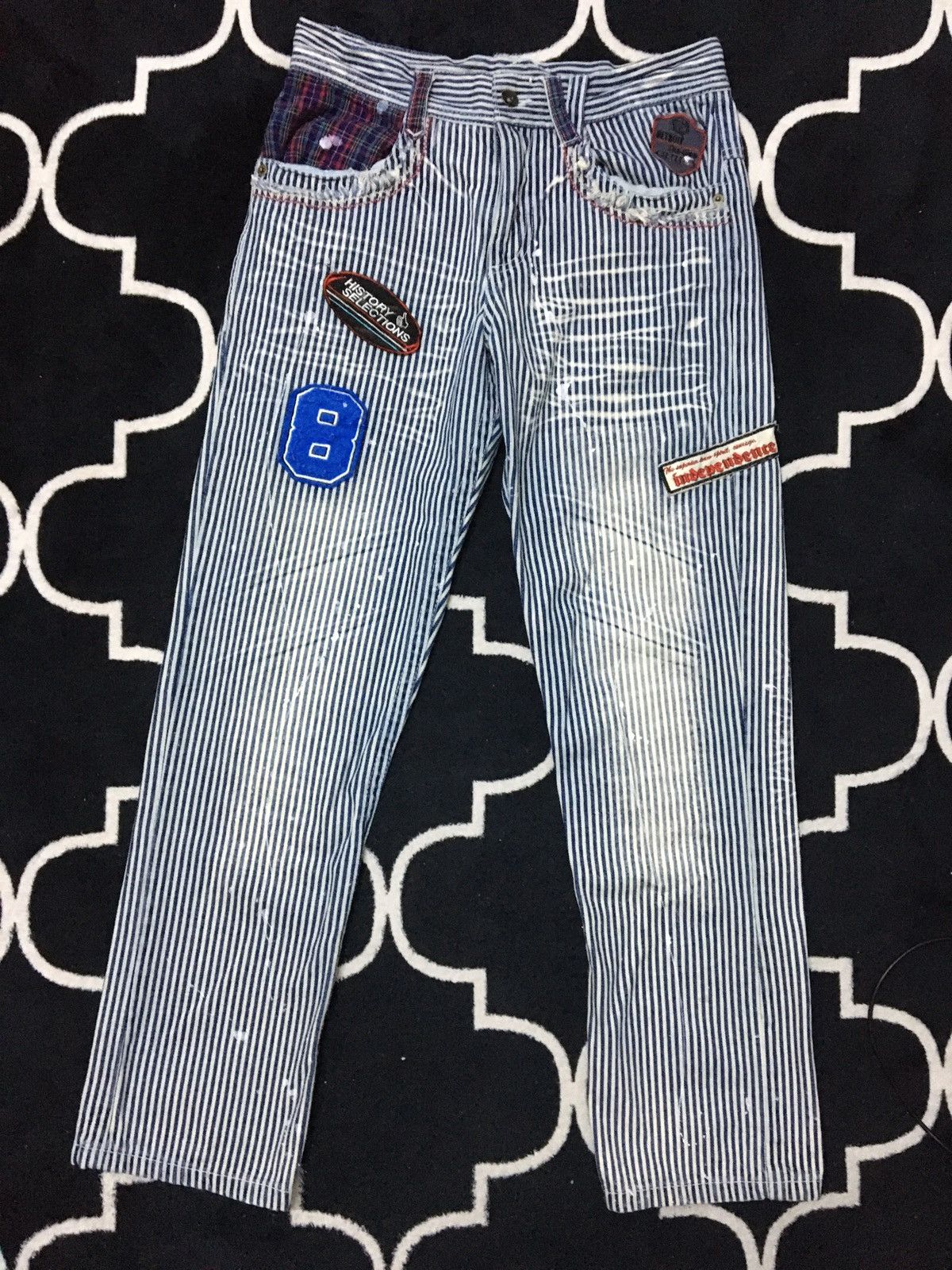 Japanese Brand × Vintage Vintage Blue Pants Japanese Brand Size US 30 / EU 46 - 8 Thumbnail