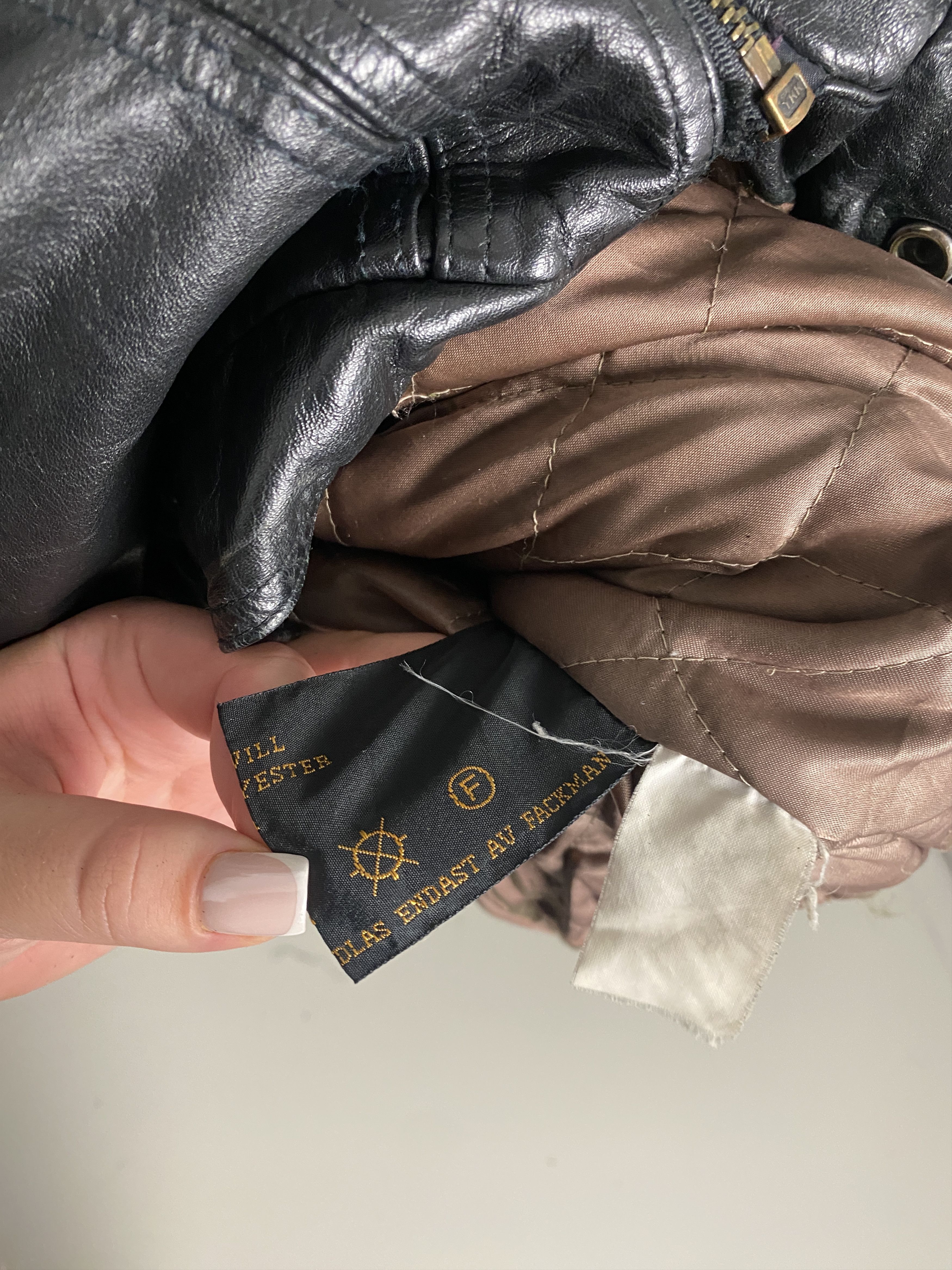Genuine Leather Saki leather jacket vintage avant garde alternative opium Size US L / EU 52-54 / 3 - 5 Thumbnail
