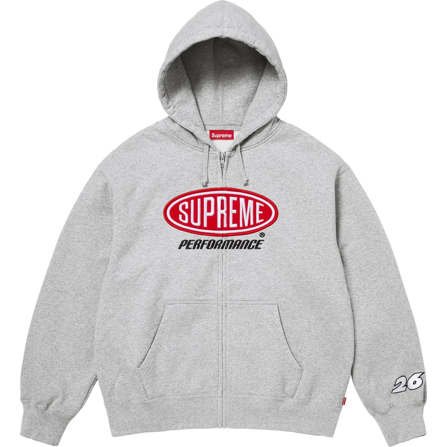 Supreme Supreme Performance Zip Up Hooded Sweatshirt Size US XXL / EU 58 / 5 - 1 Thumbnail