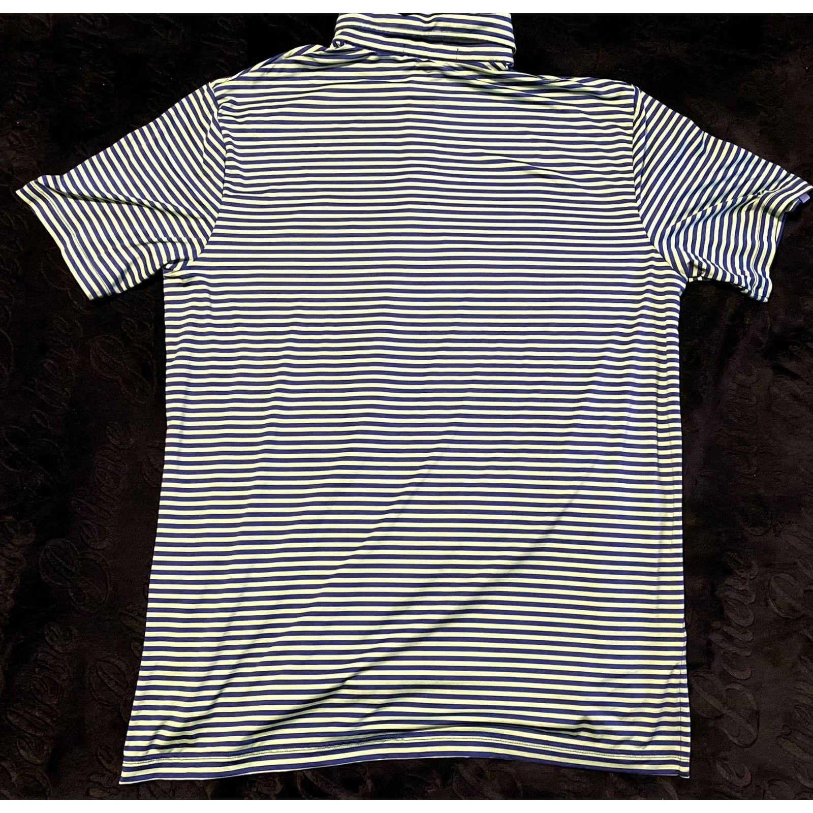Ralph Lauren Polo Golf Ralph Lauren Polo Shirt Mens Medium Green/Blue Striped Performance Size US M / EU 48-50 / 2 - 2 Thumbnail