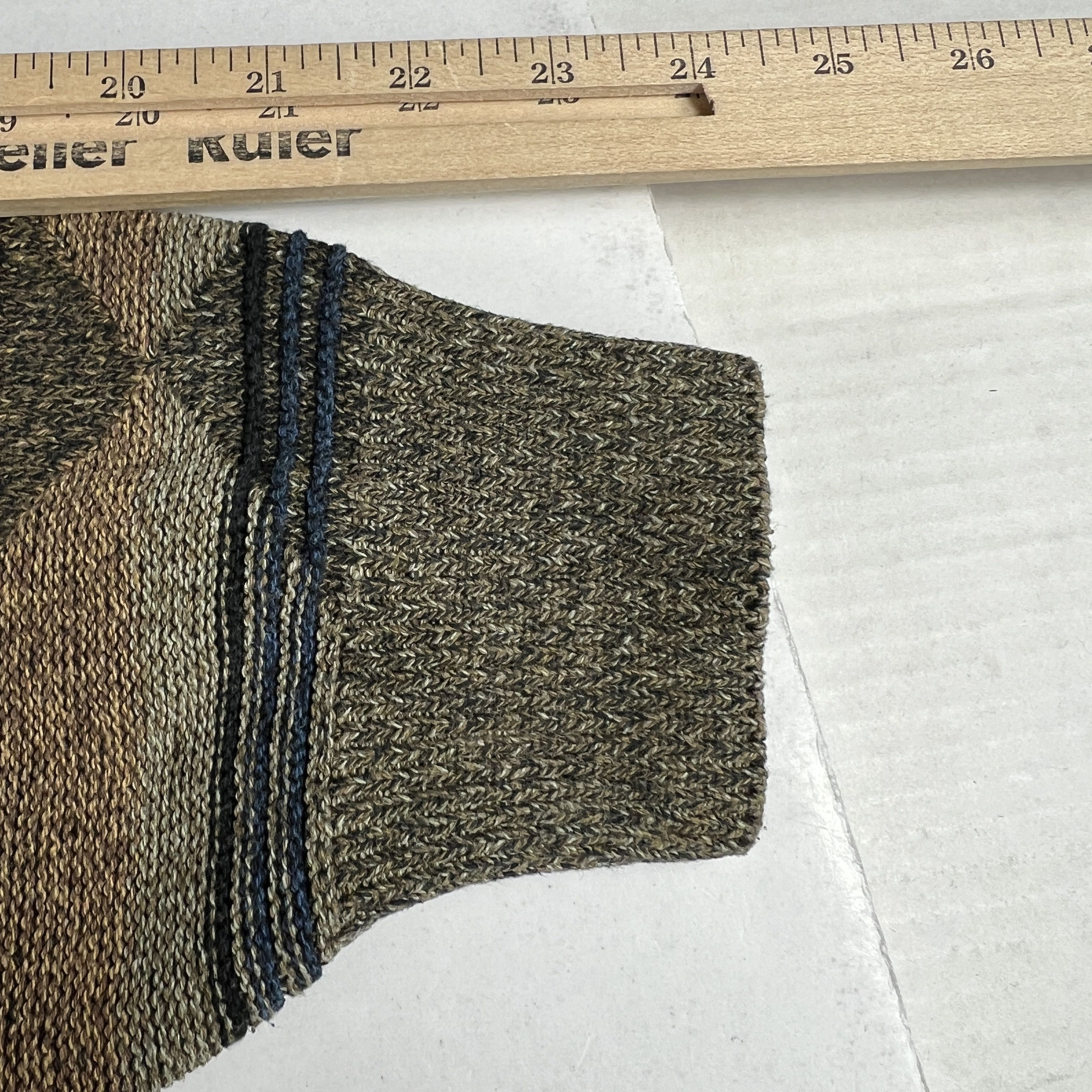 Oscar De La Renta VTG Oscar De La Renta Knit Sweater Brown Grandpa Crewneck Size US L / EU 52-54 / 3 - 7 Thumbnail