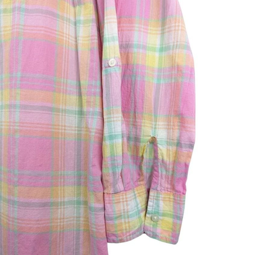 Lauren Ralph Lauren Lauren Ralph Lauren Button Front Top Long Dress Plaid Medium Size M / US 6-8 / IT 42-44 - 3 Thumbnail