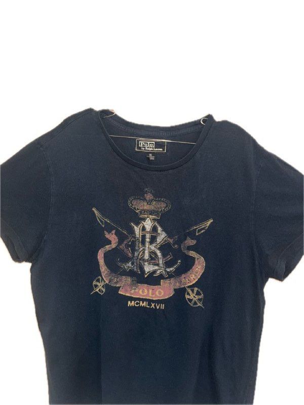 Polo Ralph Lauren Vintage Polo Ralph Lauren polo shirt black size XL Vintage Size US XL / EU 56 / 4 - 4 Thumbnail
