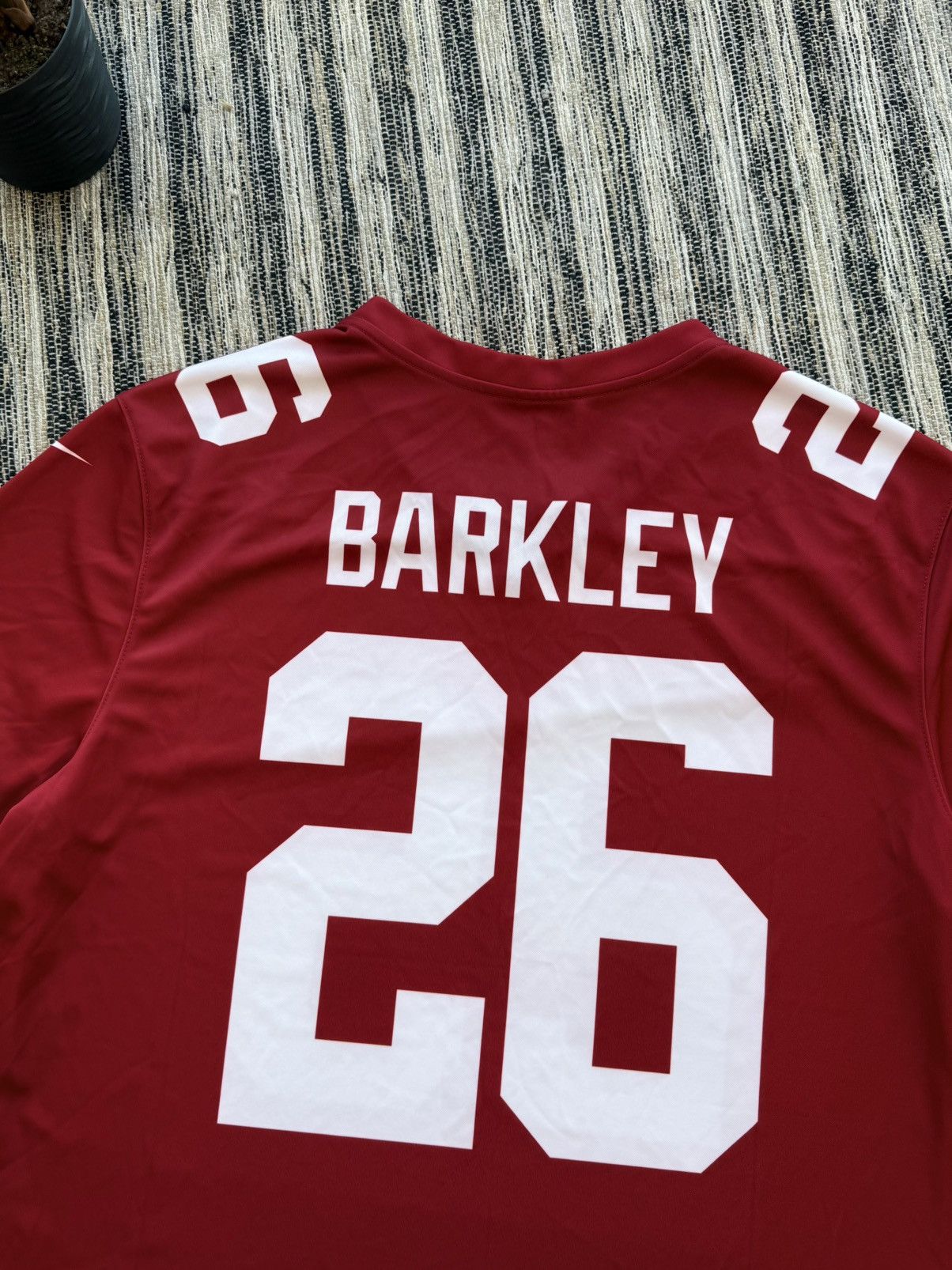 Nike NIKE ON-FIELD SAQUAN BARKLEY #26 NFL JERSEY NEW YORK GIANTS Size US XL / EU 56 / 4 - 11 Thumbnail