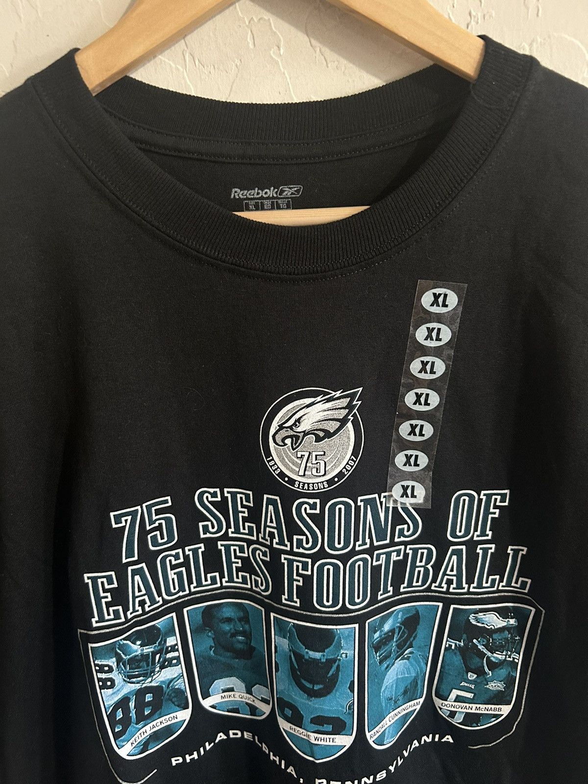 NFL × Reebok × Vintage Vintage Philadelphia Eagles 75th Anniversary Shirt Size US XL / EU 56 / 4 - 2 Thumbnail