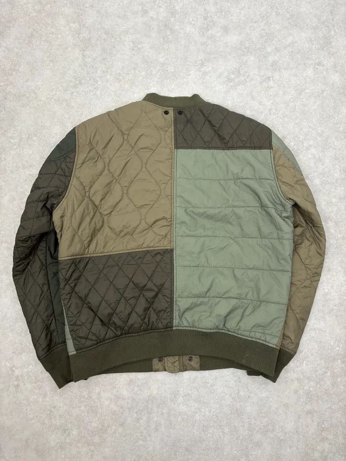 Diesel 2000s Diesel Khaki Deconstructed Puffer Bomber Jacket Size US M / EU 48-50 / 2 - 6 Thumbnail